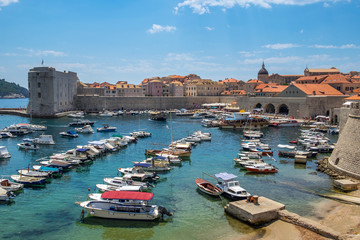 city port in Dubrovnik. Croatia.