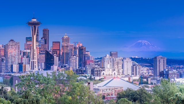 Seattle cityscape from Kerry Park
