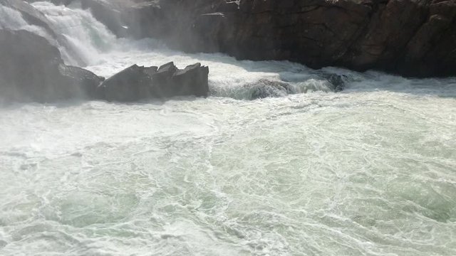 Dhuandhar Waterfall Jabalpur, falls from a height of 30 meters