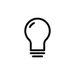 Best Bulb Lamp Icon Vector Design Template