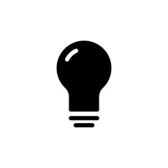 Best Bulb Lamp Icon Vector Design Template