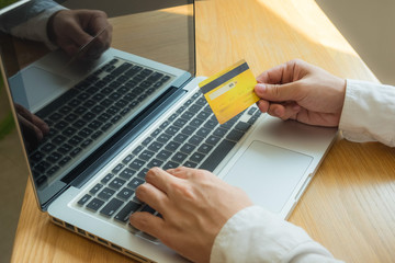 Using credit cards for online purchases or demanded products.