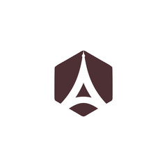 Fototapeta premium initial letter A logo template