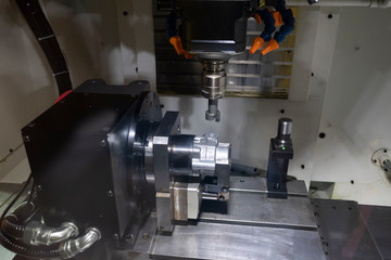 CNC machining center cutting mold