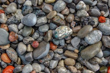 Beach stones rocks landscape or portrait