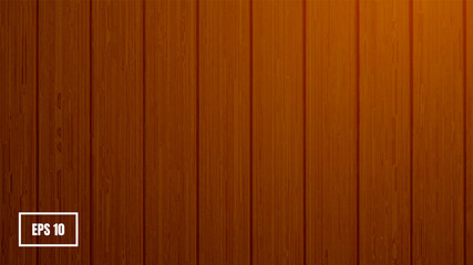 vector background image of boards with brown wood texture