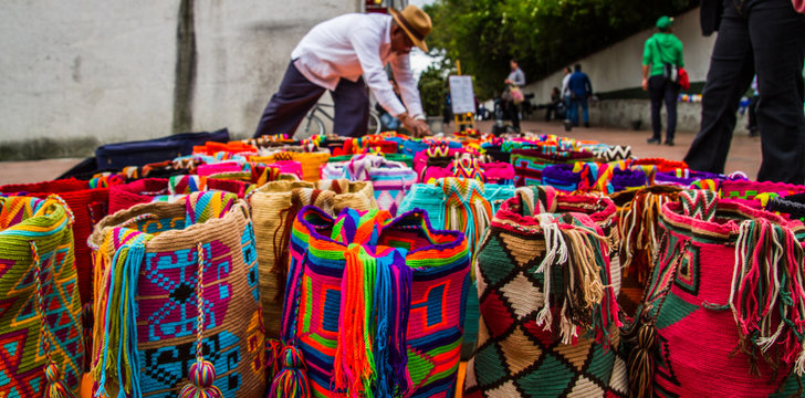 Street Market In Bogota