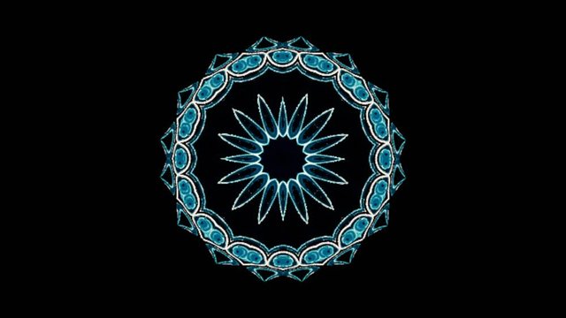 Beautiful bright ornament. Seamless loop