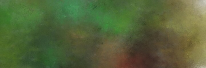 Fototapeta na wymiar colorful grungy painting background graphic with dark olive green, dark khaki and pastel brown colors and space for text or image. can be used as card, poster or background texture
