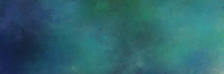 colorful distressed painting background texture with teal blue, very dark blue and blue chill colors and space for text or image. can be used as background or texture