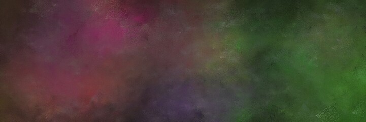 colorful vintage painting background graphic with old mauve, dark olive green and dark moderate pink colors and space for text or image. can be used as header or banner