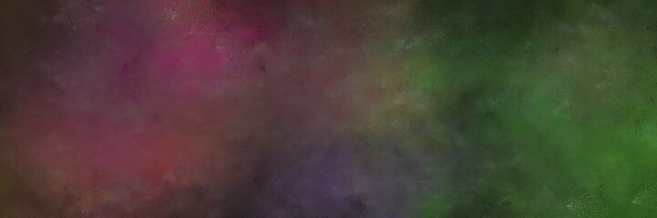 colorful vintage painting background graphic with old mauve, dark olive green and dark moderate pink colors and space for text or image. can be used as header or banner