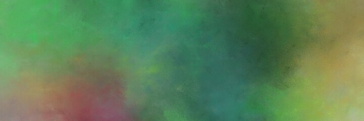 colorful grungy painting background graphic with sea green, gray gray and pastel brown colors and space for text or image. can be used as header or banner