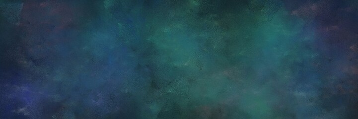 dark slate gray, teal blue and very dark blue colored vintage abstract painted background with space for text or image. can be used as background or texture