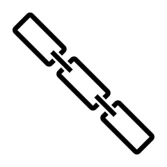 chain link icon design vector logo template EPS 10