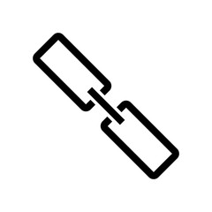 chain link icon design vector logo template EPS 10