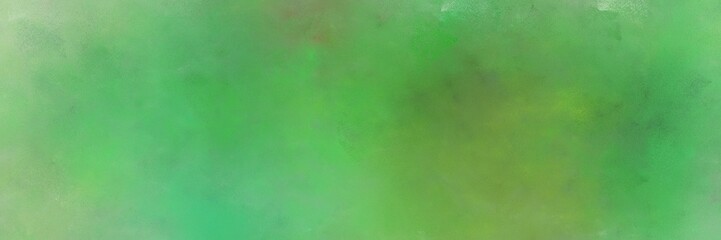 colorful distressed painting background graphic with moderate green, dark sea green and ash gray colors and space for text or image. can be used as card, poster or background texture