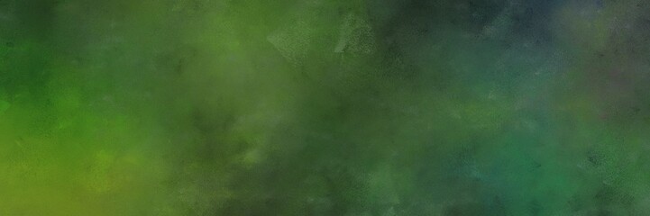 dark olive green, dark slate gray and olive drab colored vintage abstract painted background with space for text or image. can be used as card, poster or background texture