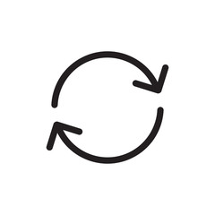 reload icon design vector logo template EPS 10