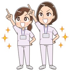 看護師 白衣 女 イラスト ナース マンガ 医療 かわいい Wall Mural よぴんこ Yopinco 看護師 白衣 女 イラスト ナース マンガ 医療 かわいい Wall Mural よぴんこ Yopinco