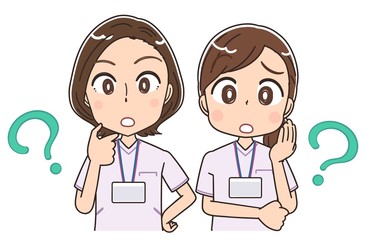 ナース 看護師 白衣 イラスト マンガ アニメ 先輩