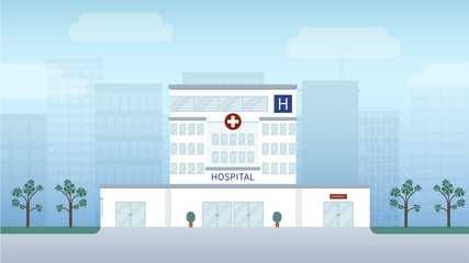 Hospital building or exterior