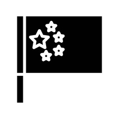 corona virus related Chinese flag vector in solid design,