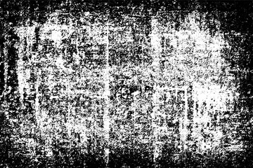 Grunge black and white. Pattern of old, faded basics