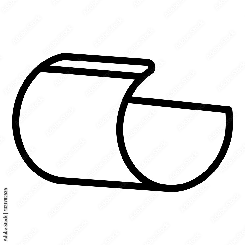 Poster flex display icon. outline flex display vector icon for web design isolated on white background
