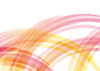 抽象　絵筆　背景　オレンジ