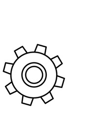 歯車１(線画)