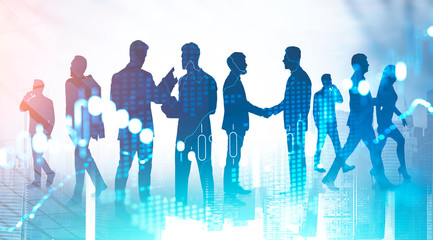 Business meeting and teamwork concept