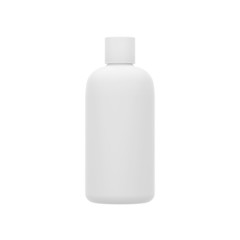 Blank Soap Cosmetic Bottle on White Background