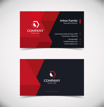 Modern Geometric Business Card Template