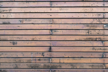Obraz premium Antique wooden wall exterior background and texture