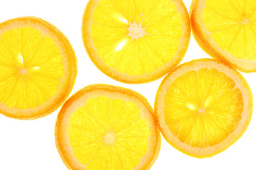 Orange slices background