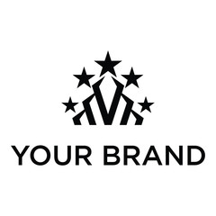 luxury modern simple icon logo design