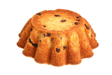 Cake with raisins