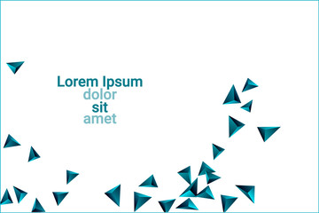 
Triangular background.