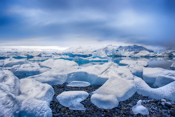 Eislandschaft Gletscher 