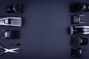 hair clipper black background