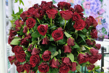 bouquet of red roses