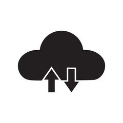 restore down icon design logo template EPS 10