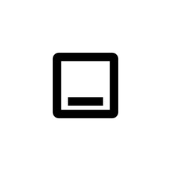 restore down icon design logo template EPS 10