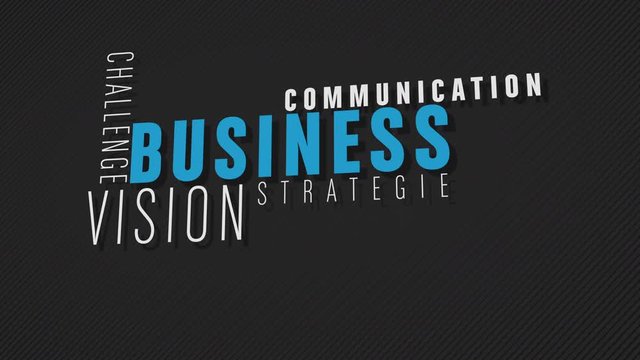 business mot, strat&eacute;gie, solution, challenge, communication