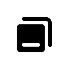 restore down icon design logo template EPS 10