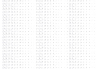 Abstract halftone dotted background. Futuristic grunge pattern, dot, circles, shadow.  Gray modern optical pop art texture for posters, sites, business cards, cover, labels mock-up, vintage stickers