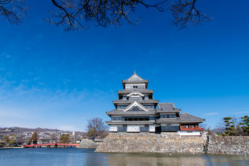 Matsumoto Castle is listed as a National Treasure of Matsumoto, Japan.