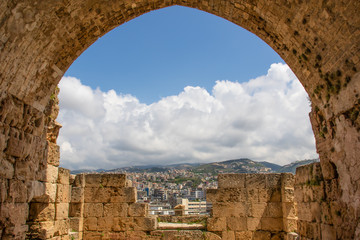 Fototapeta premium Byblos, Lebanon - one of the oldest continuously inhabited cities in the world, and UNESCO World Heritage Site, the Old Town of Byblos is one of the most important historical sites in Lebanon