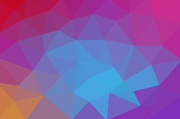 Obraz premium polygonal geometric colorful background, mosaic gradient design for art work